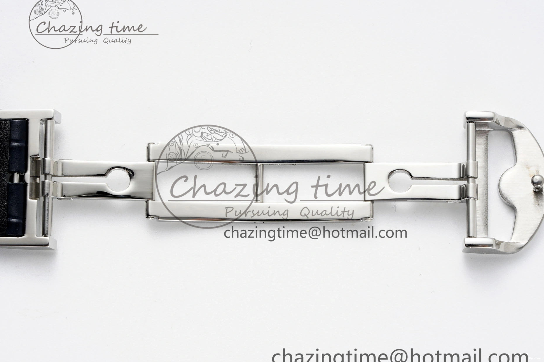 MIROTIME 0408 Portuguese Chrono IW3716 RSF 1:1 Best Edition Blue Dial on Black Leather Strap A RelaxedFit 7045